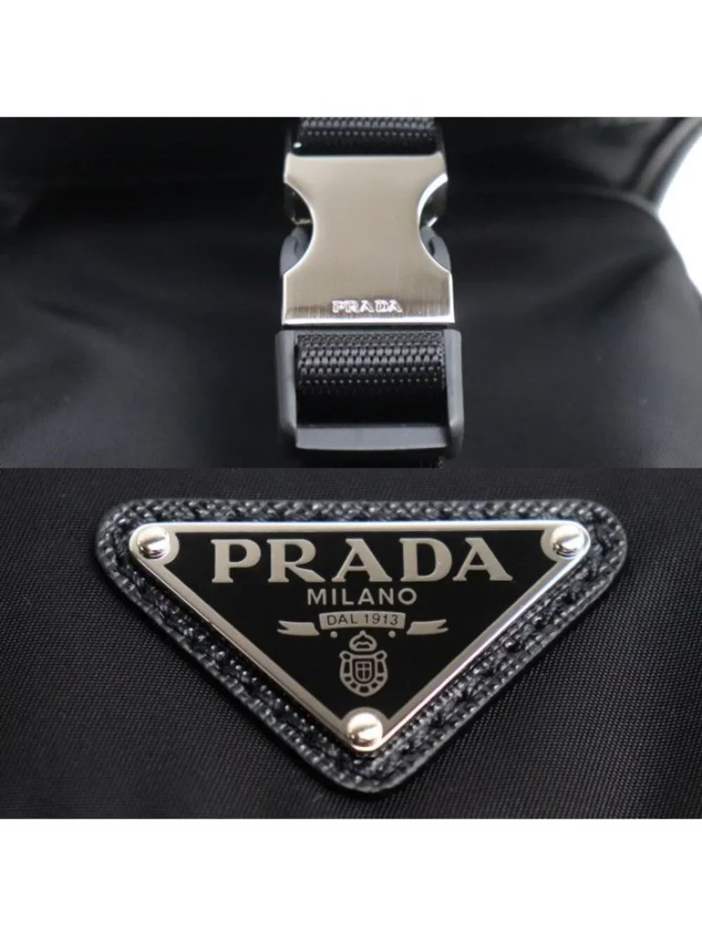 Prada Tessuto Shoulder Bag Black
